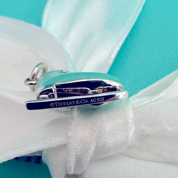 Tiffany & Co NEW Ice Skate Charm Blue Enamel Sterling Silver Christmas Charm - Picture 7 of 9
